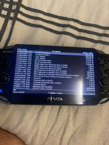 PSP vita OLED 116GB atristas 