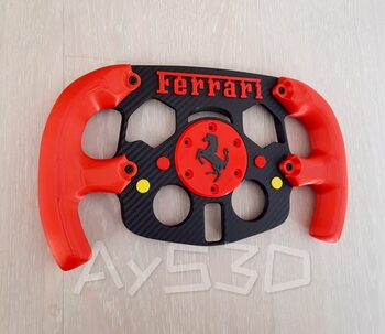 MOD F1 Formula 1 FERRARI para Volante Logitech G29 y G923 de PS PlayStation y PC