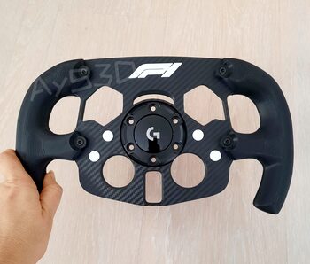 MOD F1 Formula 1 con Logo F1 en color BLANCO para Volante Logitech G29 y G923 Ps for sale