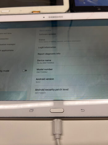 Samsung TAB planšetės dalims