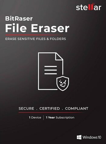 BitRaser® File Eraser Corporate 1 Licence 1 Year Key GLOBAL