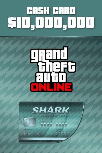 Grand Theft Auto Online - $10,000,000 Megalodon Shark Cash Card (DLC) (PS5) PSN Key EUROPE