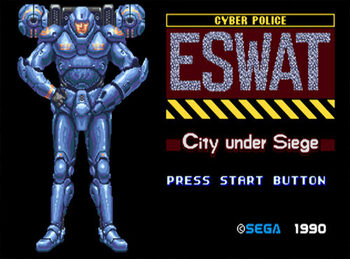 ESWAT: City Under Siege SEGA Mega Drive