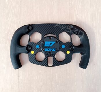 MOD F1 PERSONALIZADO con TU NOMBRE o NÚMERO FAVORITO para Logitech G29 y G923 Ps