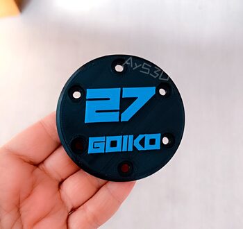 MOD F1 PERSONALIZADO con TU NOMBRE o NÚMERO FAVORITO para Logitech G29 y G923 Ps