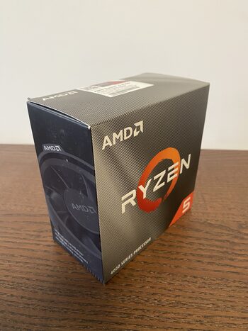 Naujas, neišpakuotas Amd Ryzen 5 4500 Procesorius su orginaliu aušintuvu ir termo pasta