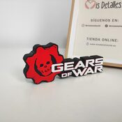 Letrero juego Gears of War