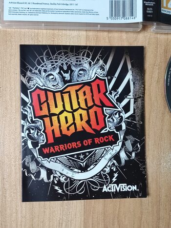 Guitar Hero: Warriors of Rock PlayStation 3 for sale