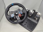 Logitech G29 steering wheel. Vairas su pedalais PS5, PS4, PS3, PC