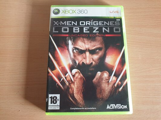 X-Men Origins: Wolverine (X-Men Orígenes: Lobezno) Xbox 360