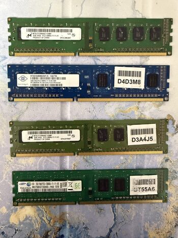  8 GB (4x2 GB) DDR3 1600MHz RAM