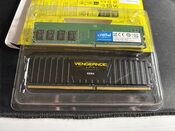 Kit de Memoria Crucial 2x8GB & Corsair Vengeance LPX DDR4 - 1x16GB 