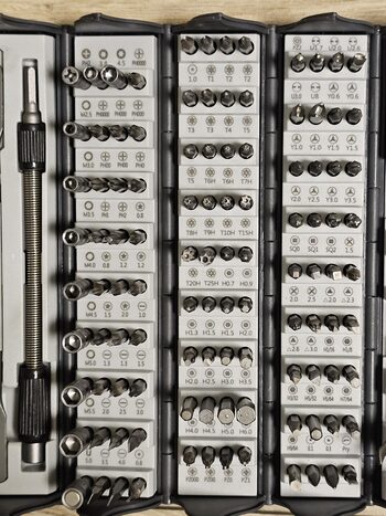 128-in-1 atsuktuvų rinkinys elektronikai S2 plienas for sale