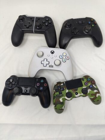 Neorginalūs pultai. PS, Xbox, Nintendo, PC. 5 vnt. su defektais. N5