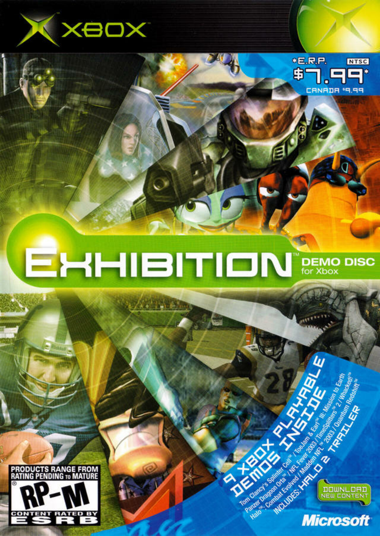 Xbox Exhibition disks Xbox