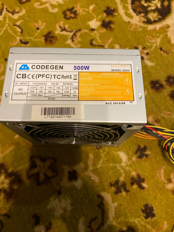 Codegen 500w PSU Maitinimo Blokas 