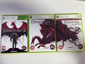 Dragon Age origins, Dragon Age origins Awakening, Dragon Age 2.