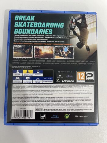 Tony Hawk's Pro Skater 1 + 2 PlayStation 4