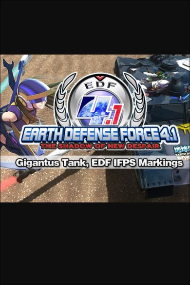 E-shop EARTH DEFENSE FORCE 4.1: Gigantus Tank, EDF IFPS Markings (DLC) (PC) Steam Key GLOBAL