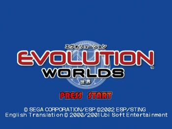 Evolution Worlds Nintendo GameCube