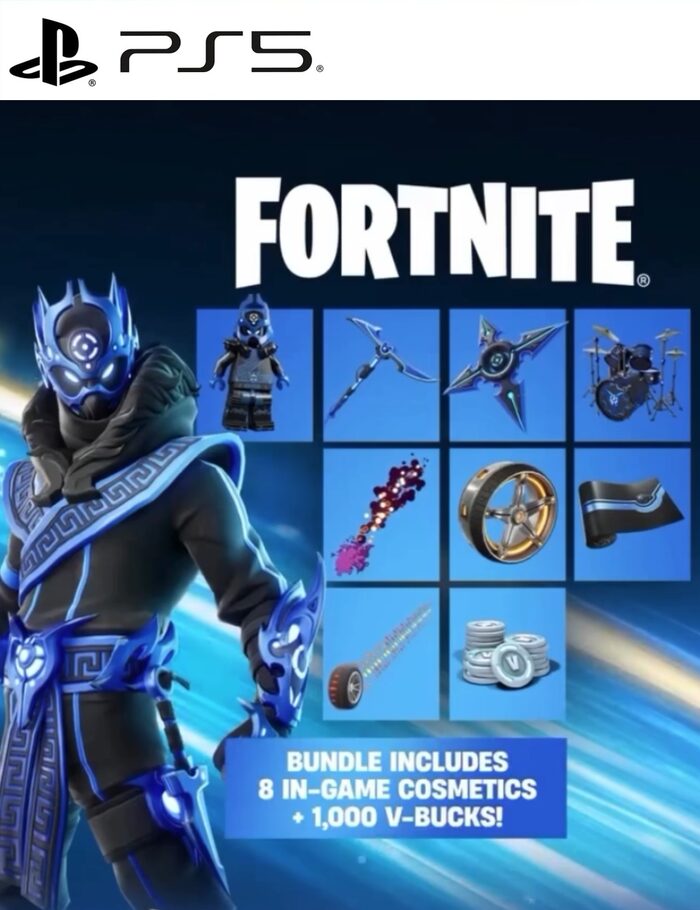 Fortnite Cobalt Star Bundle + 1000 VBucks (PS5) PSN Key UNITED STATES satın alın