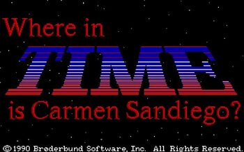 Where in Time Is Carmen Sandiego? SEGA Mega Drive