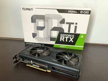 Palit GeForce RTX 3060 Ti 8 GB 1410-1665 Mhz PCIe x16 GPU