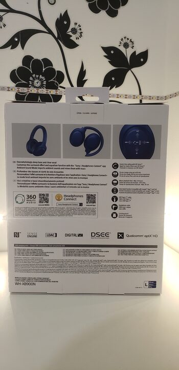 Auriculares SONY wh-xb900n Inalambricos