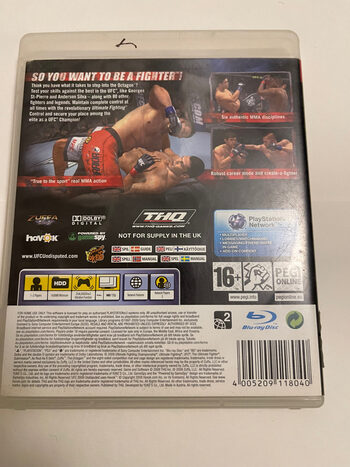 UFC 2009 Undisputed PlayStation 3 for sale