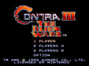 Contra III: The Alien Wars SNES