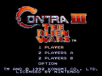 Contra III: The Alien Wars SNES