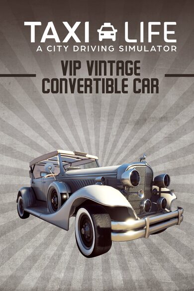 E-shop Taxi Life: A City Driving Simulator - VIP Vintage Convertible Car (Pre-Order Bonus) (DLC) (PC) Steam Key GLOBAL