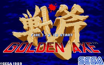 Golden Axe (1989) SEGA Mega Drive