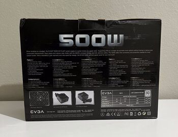 EVGA ATX 500 W 80+ PSU