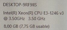 Buy Pc Xeon 8x3.9Ghz ssd 480gb 8gb Nvidia 2gb