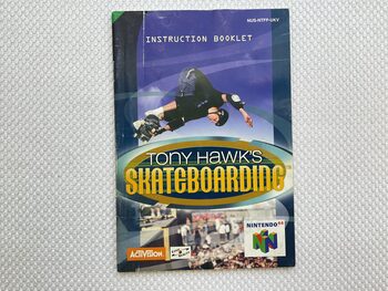 Manual Tony Hawk´s Skateboarding Nintendo 64 N64 Nus-Ntfp-Ukv