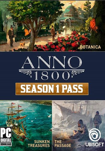 Anno 1800 Season 1 Pass (DLC) - Green Gift Key NORTH AMERICA