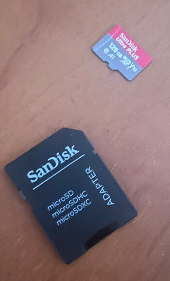 tarjeta micro sd sandisk 128 gb