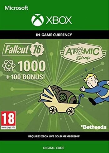 Fallout 76: 1000 (+100 Bonus) Atoms XBOX LIVE Key UNITED KINGDOM