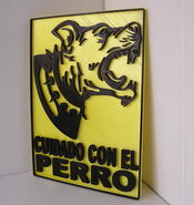 Placa personalizada para tu negocio en relieve 3D