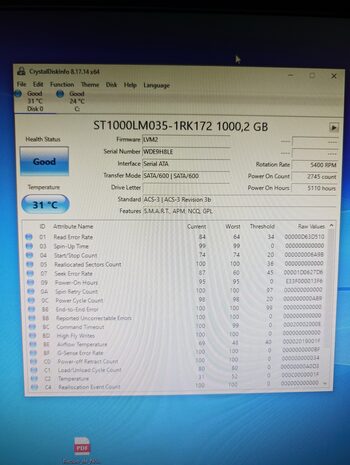 Seagate 1 TB HDD Storage for sale