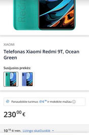 Buy Xiaomi Redmi 9T 128GB Ocean Green
