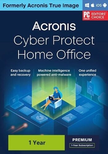 Acronis Cyber Protect Home Office Premium 1 TB Cloud Storage 5 Device 1 Year Acronis Key GLOBAL