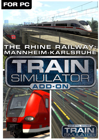 Train Simulator: The Rhine Railway: Mannheim - Karlsruhe Route (DLC) (PC) Steam Key EUROPE
