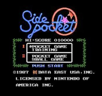 Side Pocket (1986) SNES