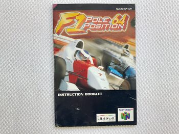 Manual F1 Pole Position 64 Nintendo 64 N64 Nus-Nhgp-Euu