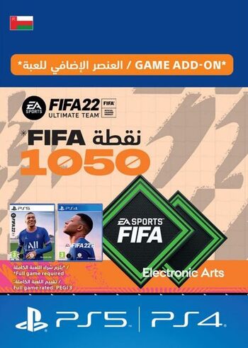 FIFA 22 - 1050 FUT Points (PS4/PS5) PSN Key OMAN