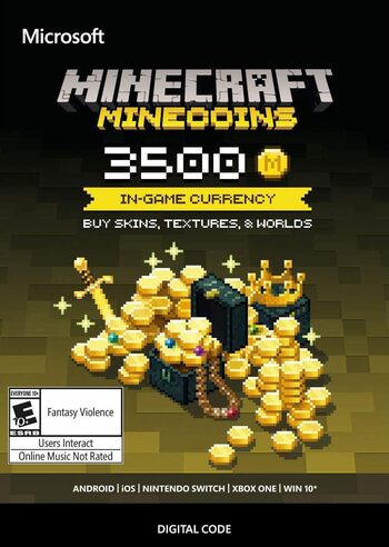 Minecraft: Minecoins Pack: 3500 Coins Klucz EUROPE