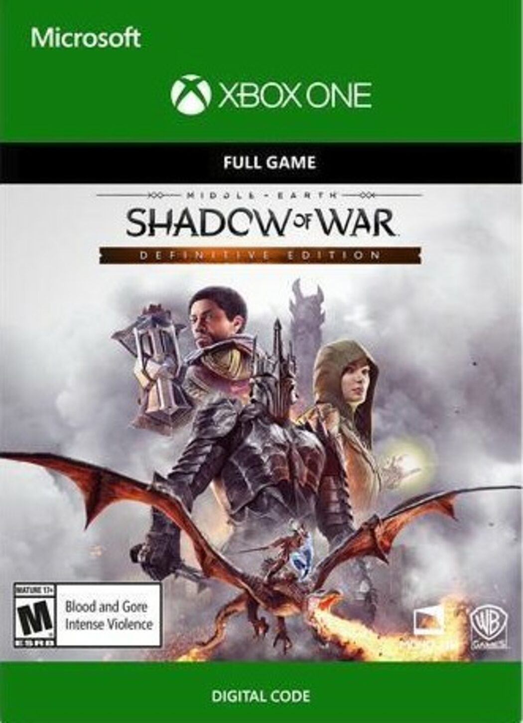 Shadow of war digital code xbox one discount