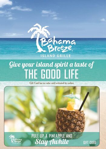 Bahama Breeze Gift Card 50 USD Key UNITED STATES